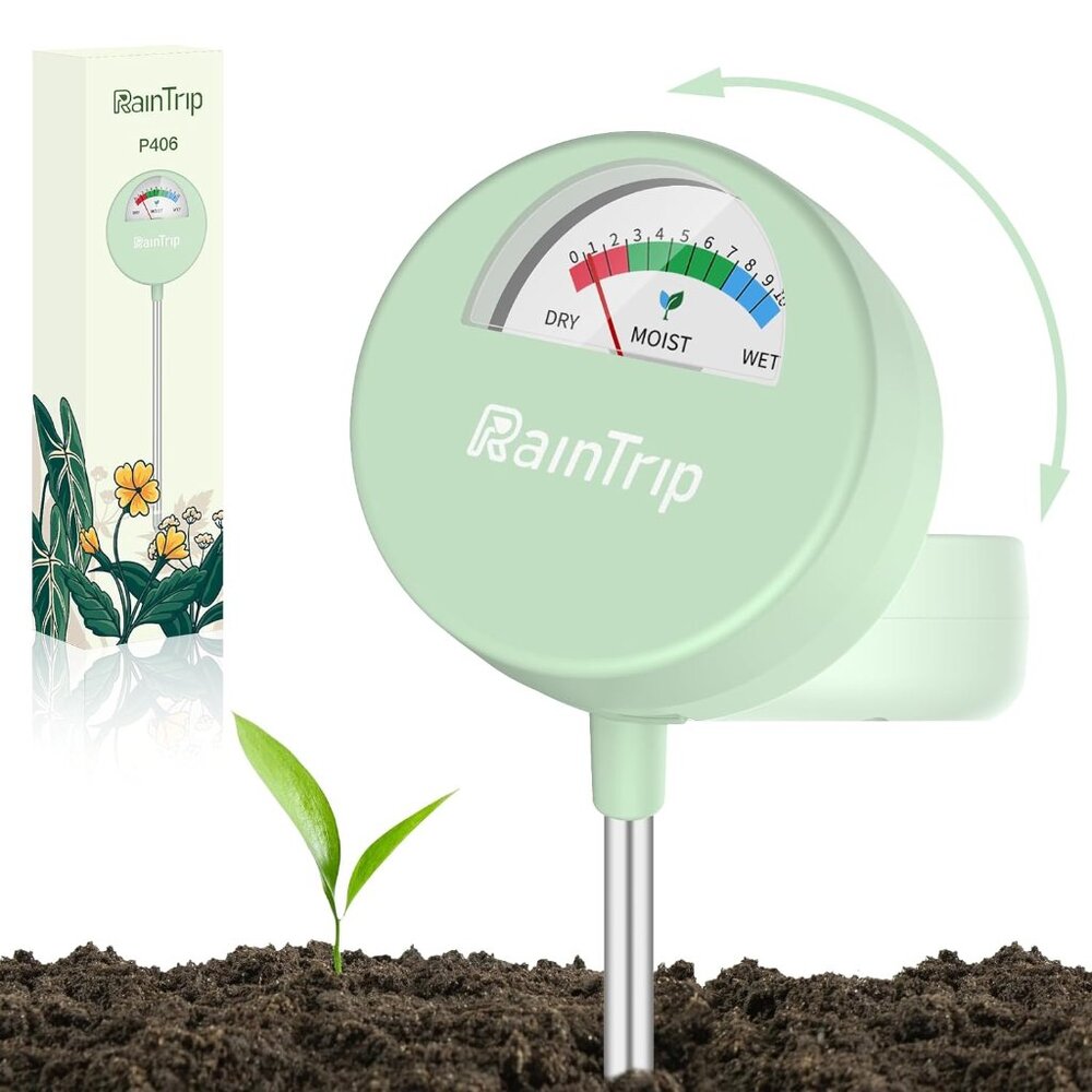 Upgraded Soil Moisture Meter, Moisture Meter for Plants, Soil Tester, Great for